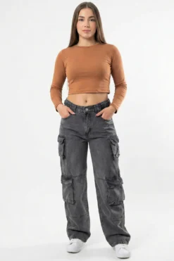 Baggy multicargo  con cintura regulable