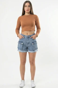 Short rigido bolsillo embolsado