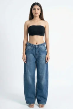 Baggy clasico oxido localizado bigotes