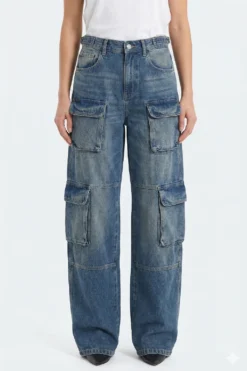 Baggy multicargo  oxido cintura regulable