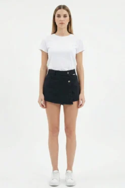 Short pollera black intenso