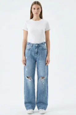 Baggy rígido con rotura cintura regulable